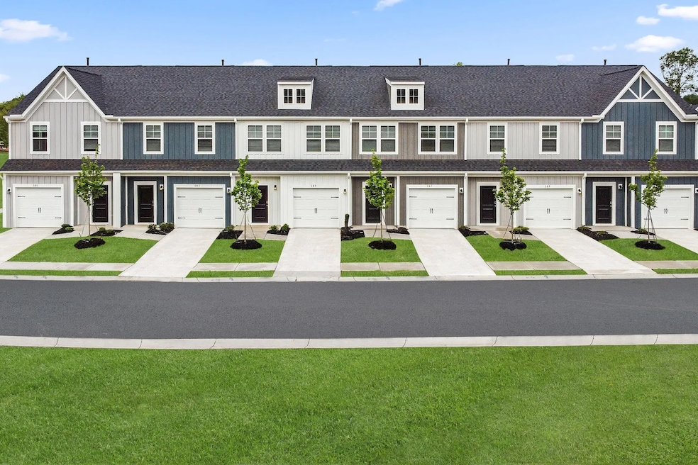 This is a rendering of the Brunson Station townhouses planned in Guyton, Georgia. (Stanley Martin Homes)