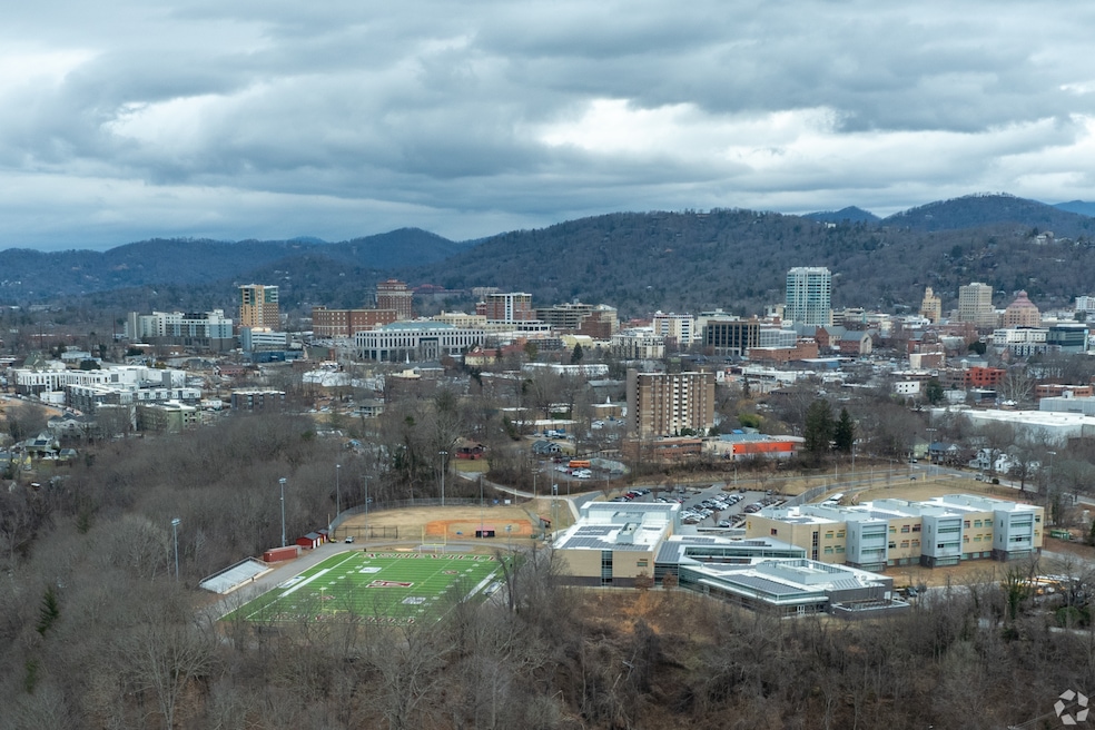 A new report notes that people in the Appalachia region, which includes Asheville, North Carolina, have especially high rates of utility bill debt. (William Neary/CoStar)