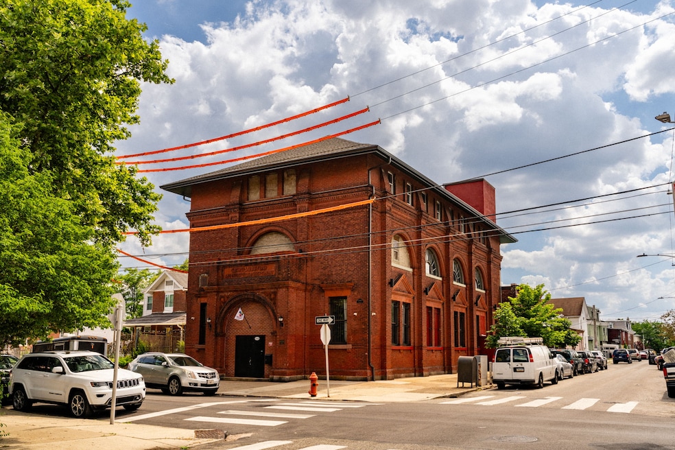 A bank building-turned-home in Philadelphia has hit the market for $1 million. Its owners have installed a recording studio on the third floor. (Tom Donkin at Donkin Media)