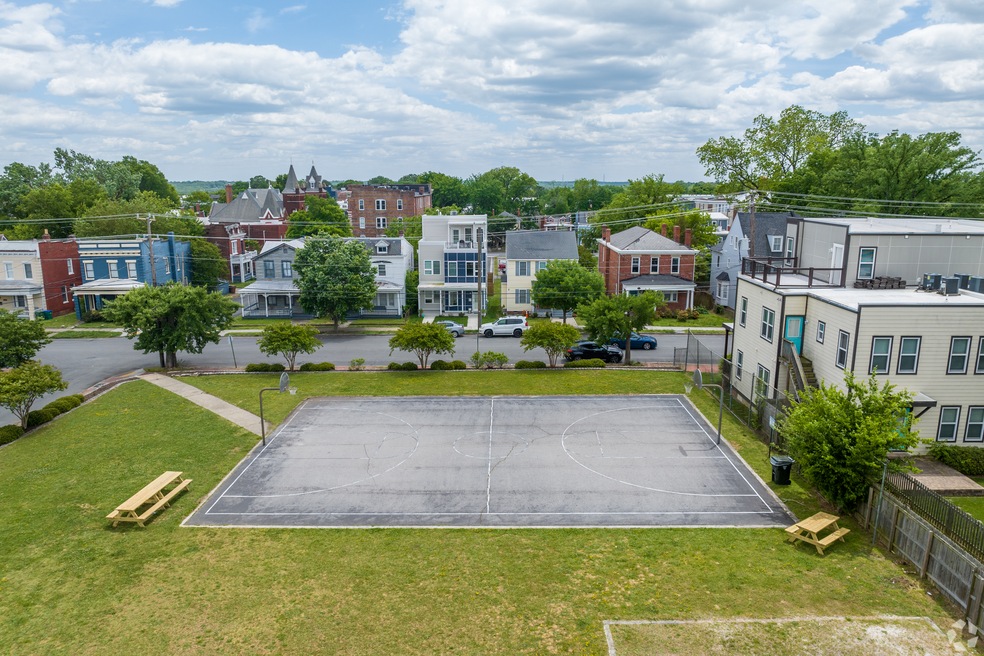 Alice Fitz Park in Richmond's Manchester neighborhood is a candidate for a $50,000 upgrade. (Caleb Jones/Homes.com)