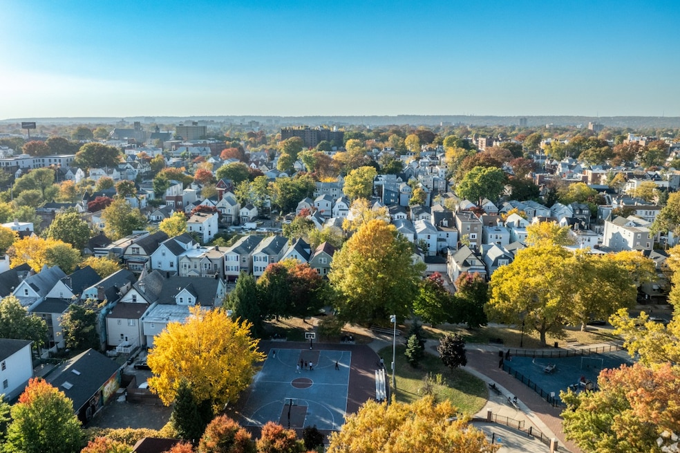A sky-level view of Newark, New Jersey. Housing production in the state has not improved under the Mount Laurel Doctrine, one study found. (CoStar)