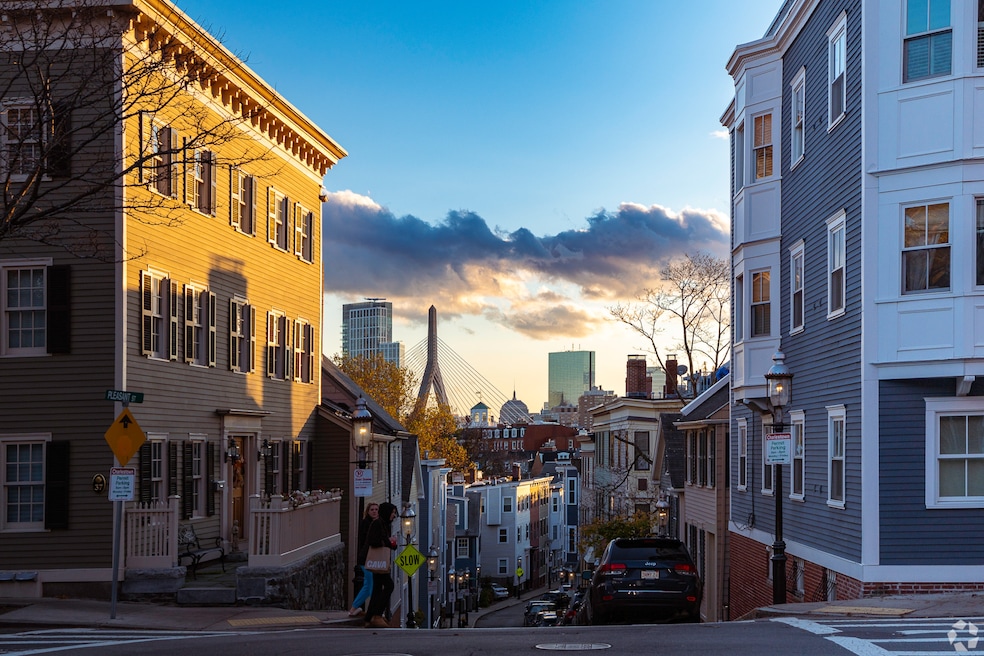 A residential section of Boston's Bunker Hill neighborhood in Massachusetts, a state where government has filed suit over alleged predatory loans. (Matthew Stott/Homes.com)