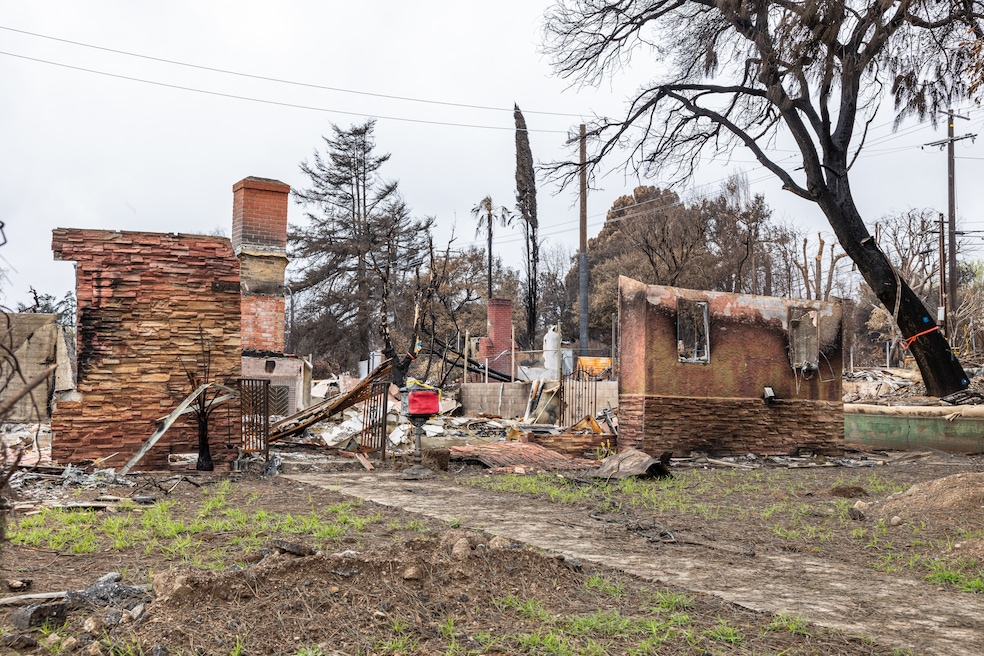 Wildfires destroyed thousands of homes in the Los Angeles area earlier this year. (Kalina Mondzholovska/CoStar)