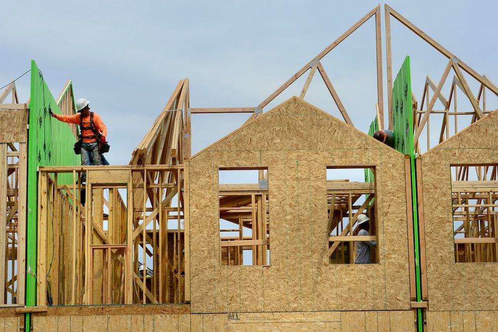Homes.com partnered with YouGov to survey 1,000-plus recent and prospective buyers of new-construction houses. (Denver Post via Getty Images)