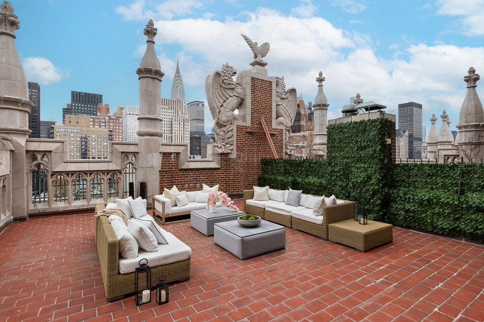 This New York property has been featured in films including "The Godfather Part III," "Spider-Man" and "Scarface." (Courtesy of Donna Dotan at DD-Reps and Douglas Elliman)