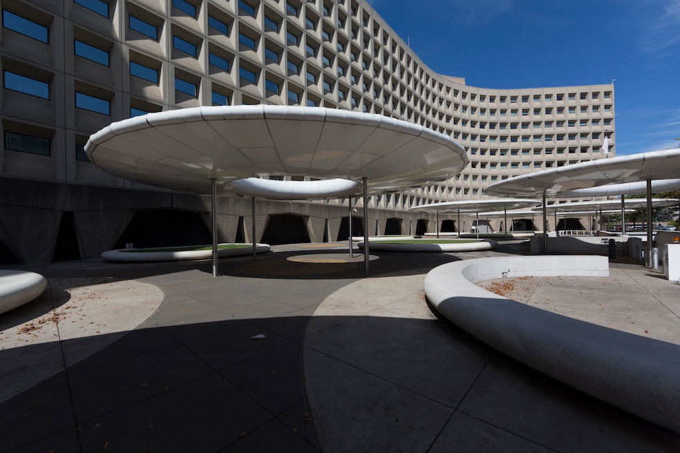Acting Inspector General Stephen Begg met with the House Financial Services Subcommittee on Oversight and Investigations on Tuesday to talk about concerns regarding further cuts to the Department of Housing and Urban Development (above). (Getty Images)