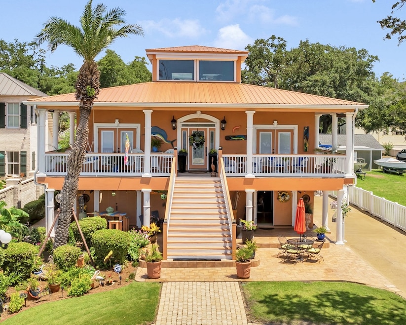 The home at 1456 Beach Blvd. in Biloxi, Mississippi, was rebuilt after Hurricane Katrina. (Travis Tank/Tank Goodness Photography)