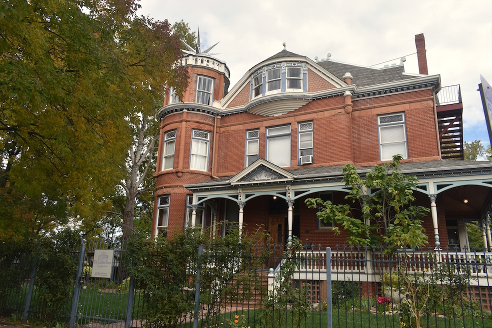 The Lumber Baron Inn, at 2555 W 37th Ave. in Denver, is a Queen Anne Victorian that dates to 1890. (Elisabeth Slay/Homes.com) 