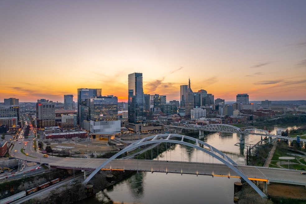 A view of Nashville, where city officials want to build tens of thousands of housing units by 2035. (Chase Brock/CoStar)