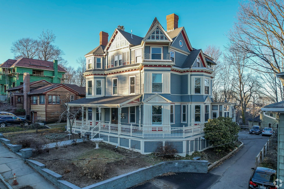 Even getting a shot just a few feet off the ground, a drone can reveal a different perspective on a house. (Anhella Sanchez/Homes.com)