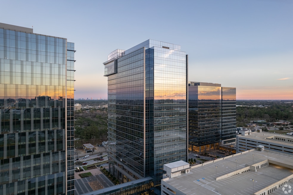 The Energy Corridor, shown above, is within commuting distance for buyers at Century Communities' new development in Brookshire, Texas. (Homero Gonzalez/CoStar)