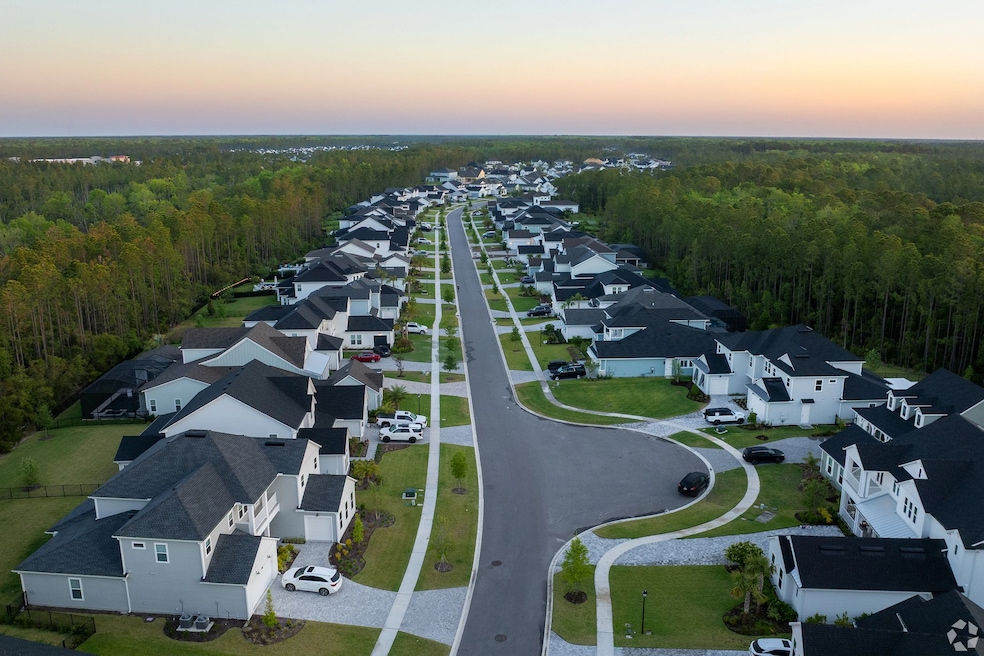 An aerial view of a new home development in Florida. Homebuilders cut home prices on average 6% this year, according to new data. (Lori Smith/CoStar)