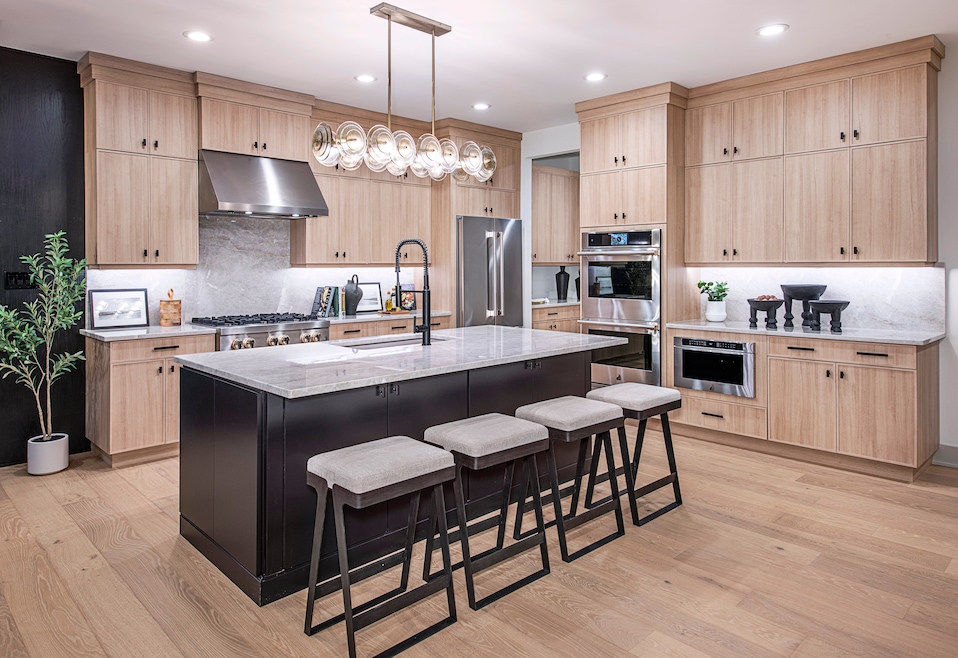 The finished kitchen inside a home at Canterbury Meadows — a new Toll Brothers community in Fort Washington, Pennsylvania. (Toll Brothers)