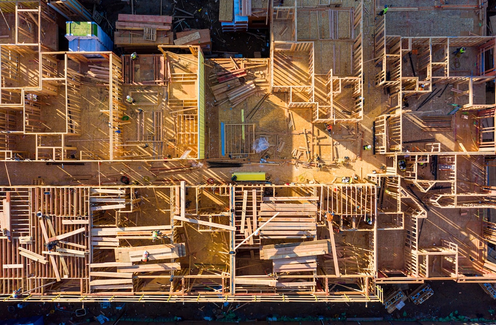 Prices for residential construction materials and equipment rose in June. (Getty Images)