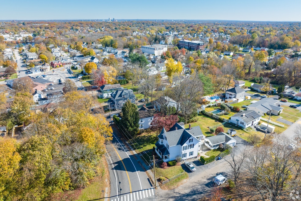 A view of Johnston, Rhode Island, with the state capital, Providence, in the background. (Joseph Popovich/Homes.com)