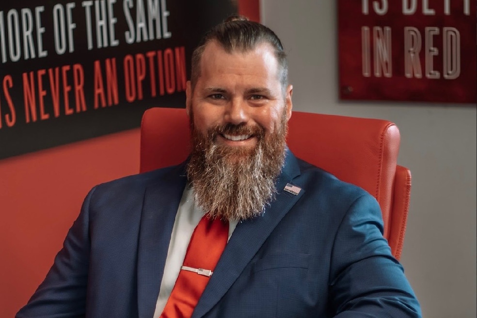 Adam Hubregtse is a former Air Force member-turned-real estate agent with The Agency in Edmond, Oklahoma. (Kacie Fischer/Fisher Marketing Solutions) 