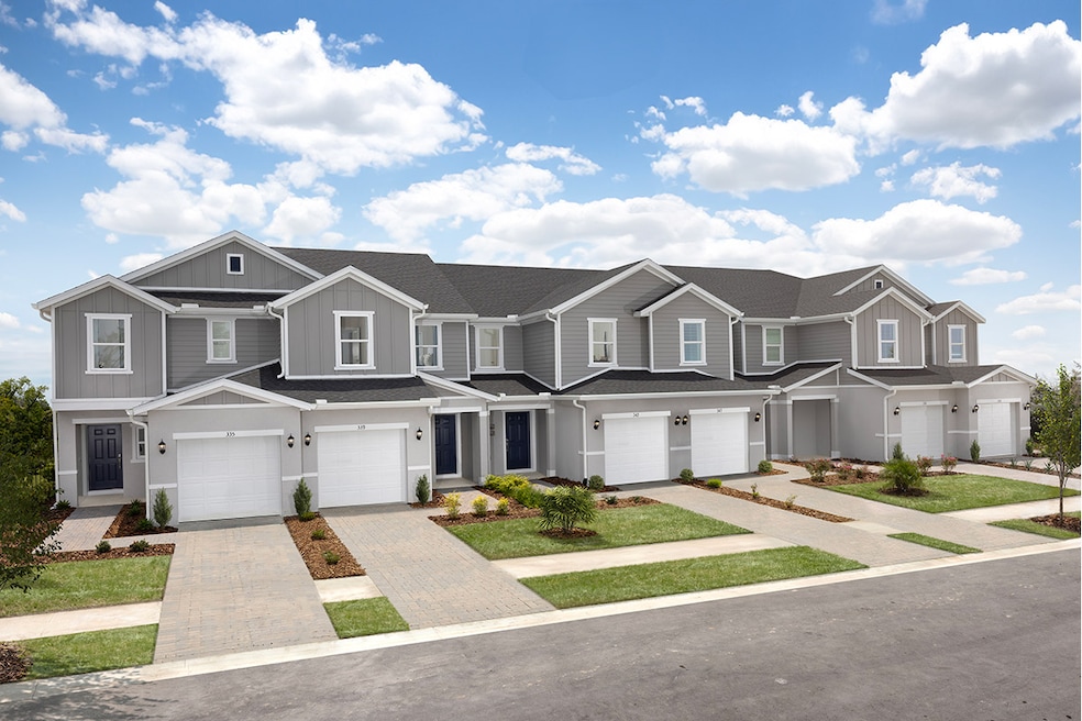 A rendering of The Sanctuary Townhomes in Clermont, Florida. (KB Home)
