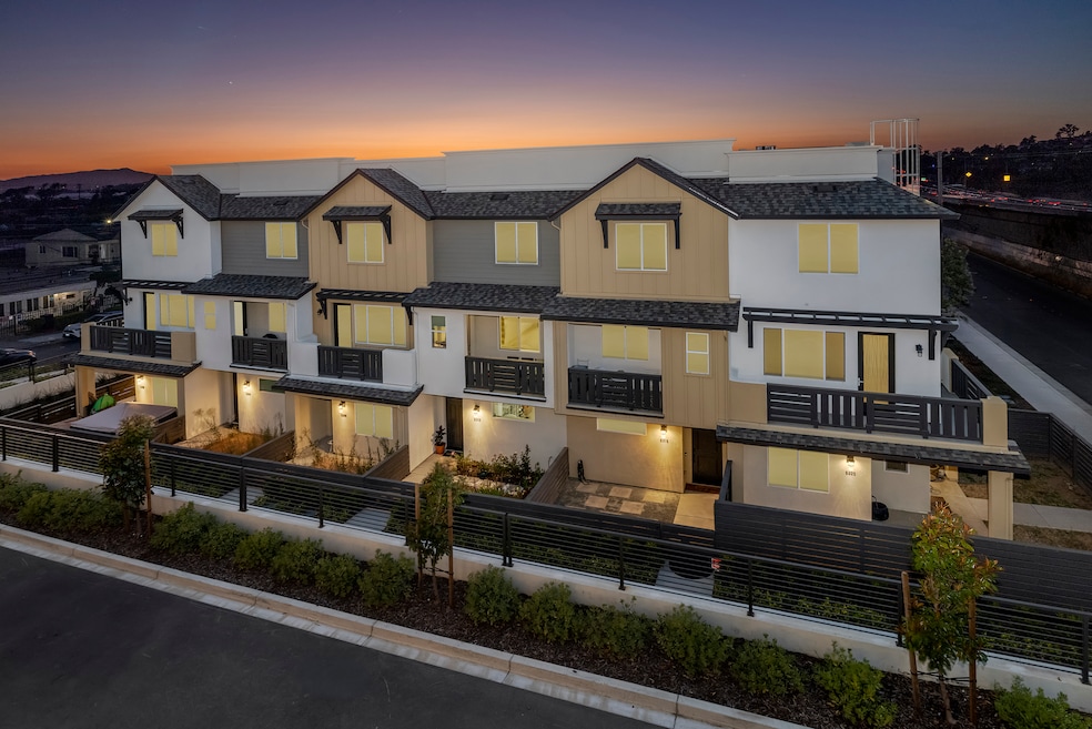 The market-rate units at Cherry Blossom Row start at about $700,000, with five more affordable homes at $555,150. (City Ventures)