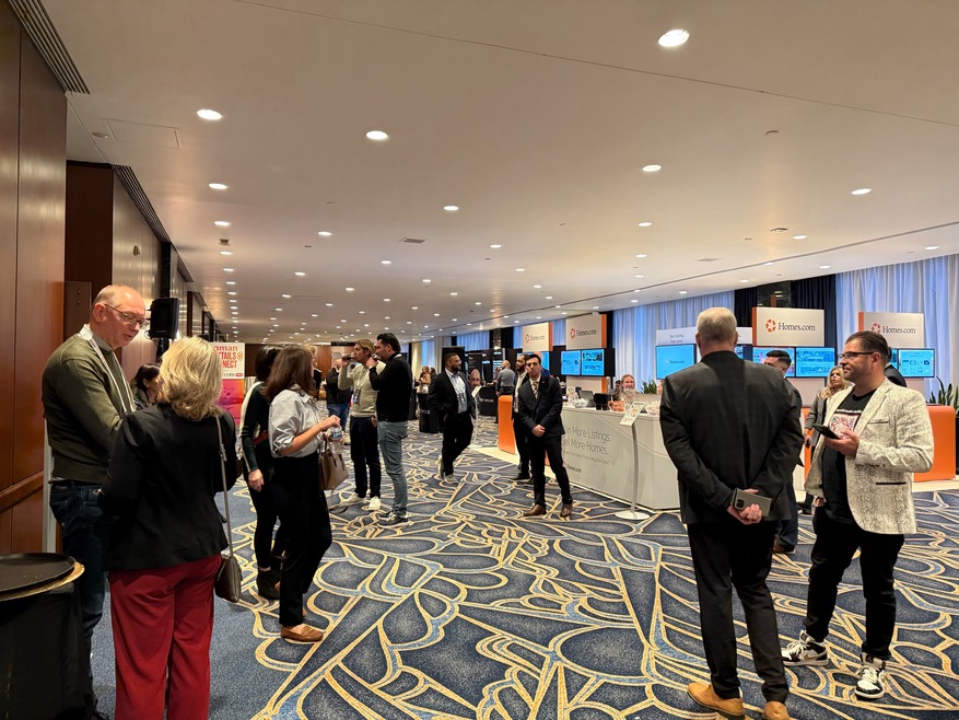 Real estate professionals from across the country gathered in New York City on Thursday. (Moira Ritter/Homes.com)
