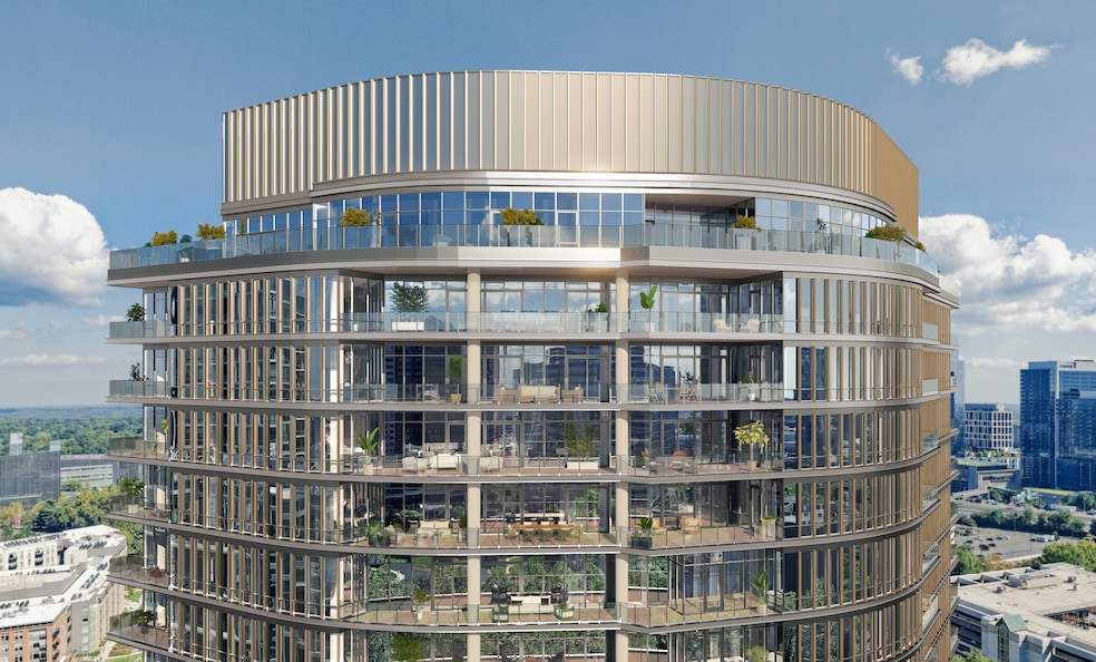 A rooftop lounge and observation deck will be among the building's amenities, as depicted in this rendering. (Renaissance Centro)