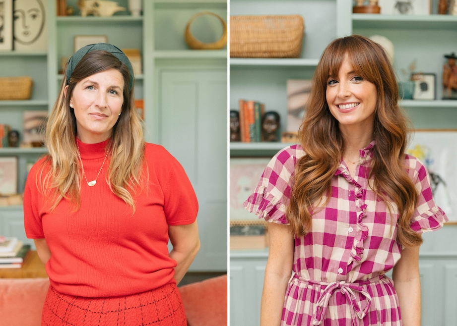 Chelcie Eastman, left, and Gray Benko, right, describe their style as colorful, eclectic and soulful. (Gray Benko Home)