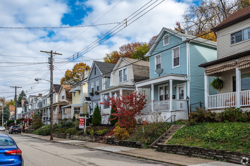 Midwestern cities like Pittsburgh saw some of the biggest increases in sales in October. Above: the city's Duquesne Heights neighborhood. (Anthony Kelly/CoStar)