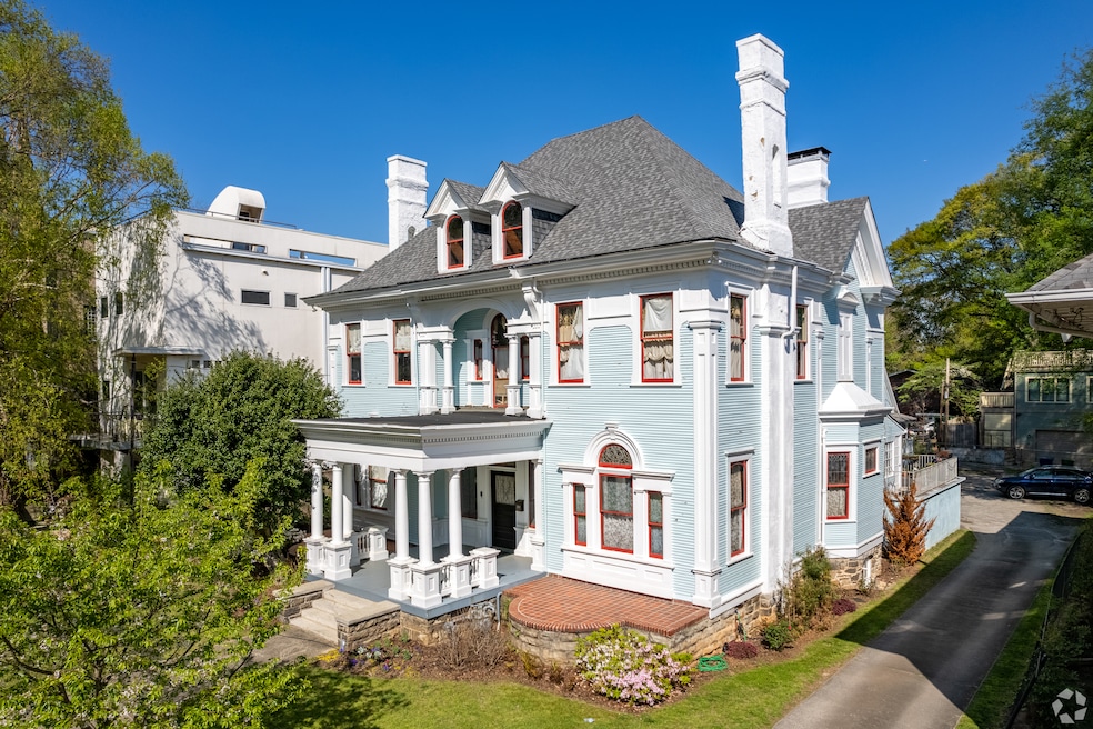Victorian homes line Piedmont Avenue south of 10th Street in midtown Atlanta. (Jason Buch/Homes.com)