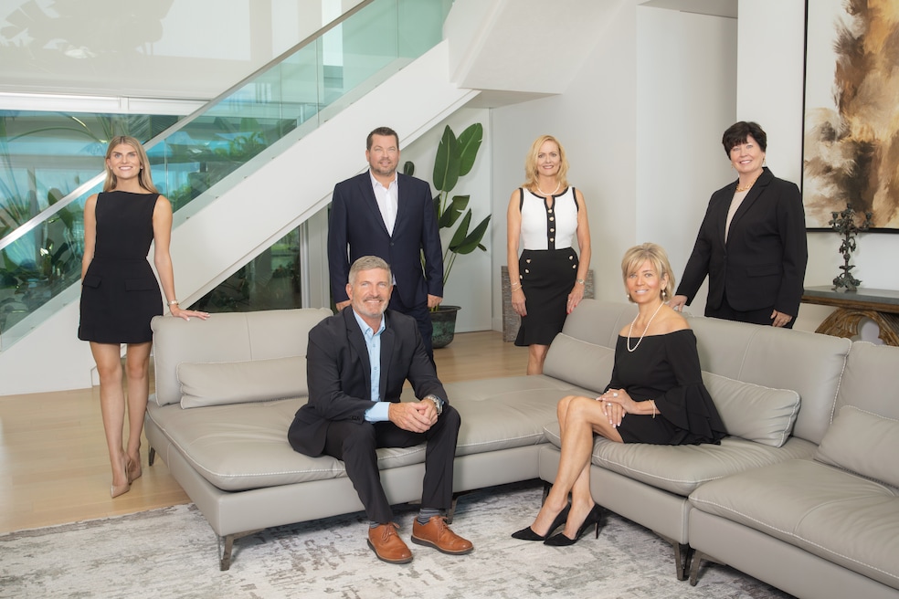 The Schemmel Soda Group, seated, from left, Joel Schemmel and Donna Soda. In back, from left, Katie Kurbiel, Preston Lane, Sharon Chiodi and Patti Tebo. (The Schemmel Soda Group) 