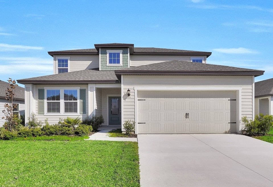 This is a rendering of a home built at Jennings Farm in Middleburg, Florida, outside Jacksonville. (LGI Homes)