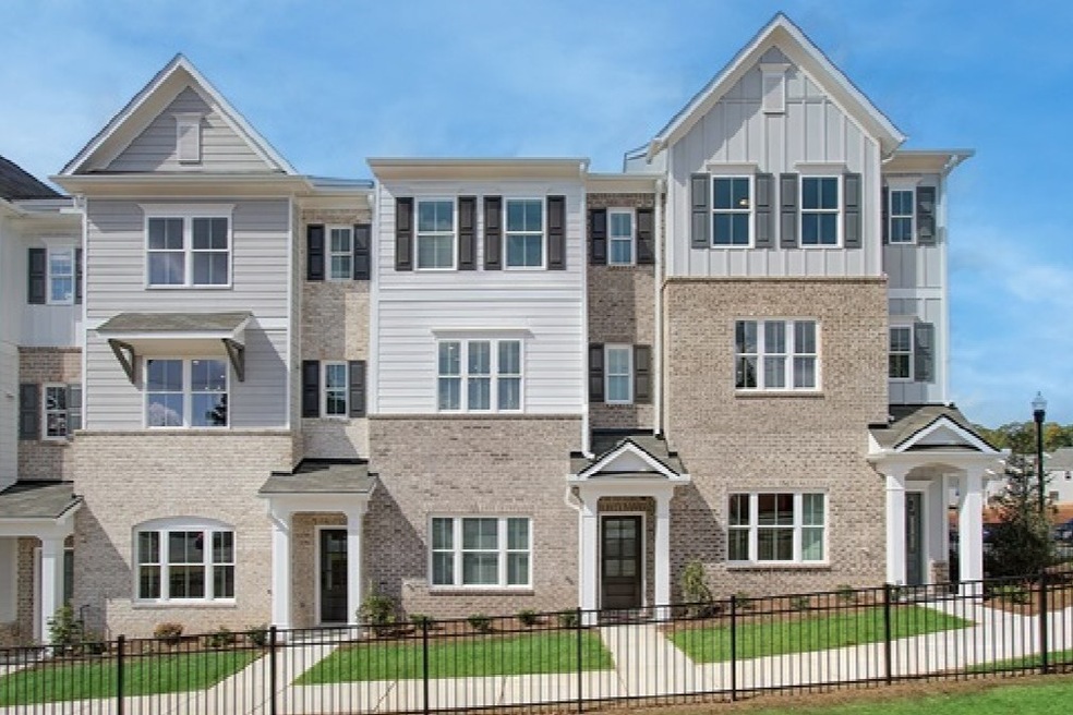 This is a view of Traton Homes' townhouses in Mableton, Georgia. (Traton Homes)