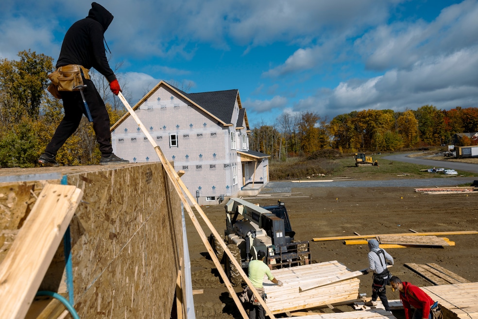 Developers and suppliers said the tariffs will result in an increase to the cost of a new single-family home. (Bloomberg via Getty Images)