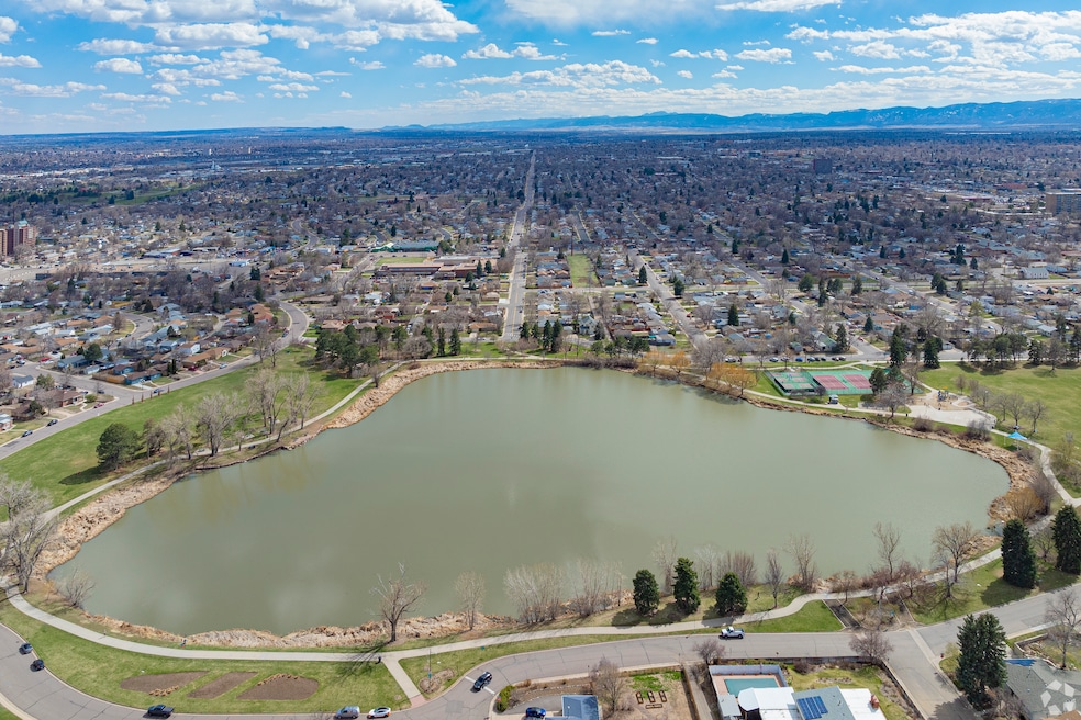 According to U.S. Census data, 42.2% of Colorado residents pay HOA fees. Above, an aerial look at Athmar Park in Denver. (Paul Winner/CoStar)