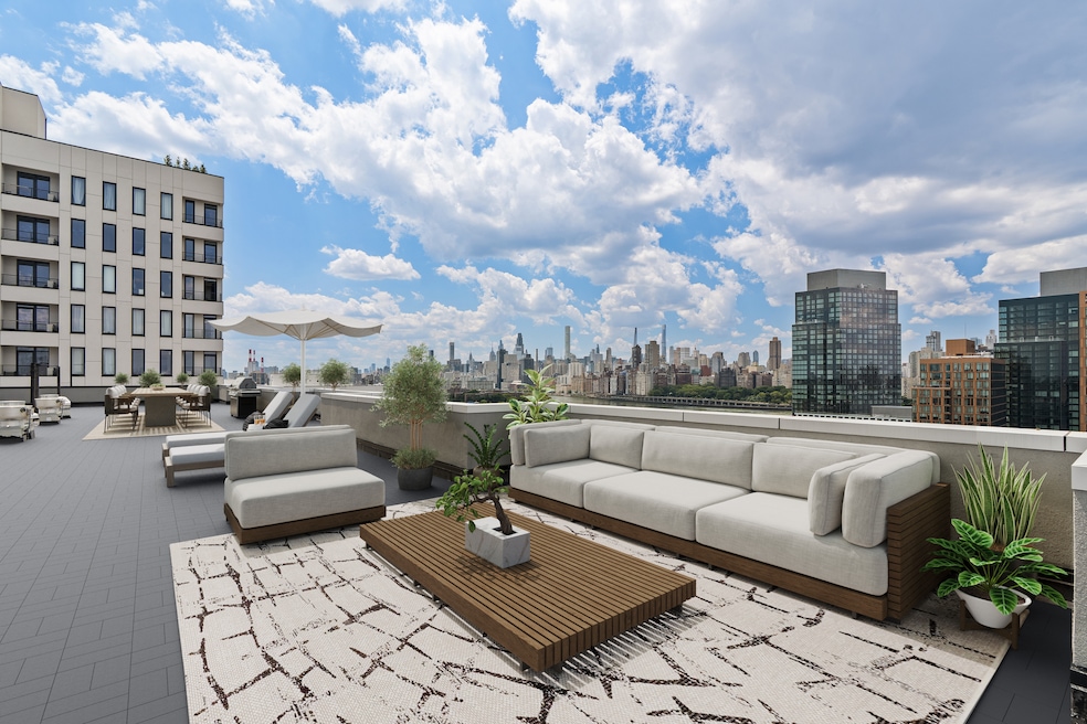 Residents living in the Openaire will have access to a rooftop terrace, shown above, a fitness center and a private shuttle to public transit. (Modern Spaces)