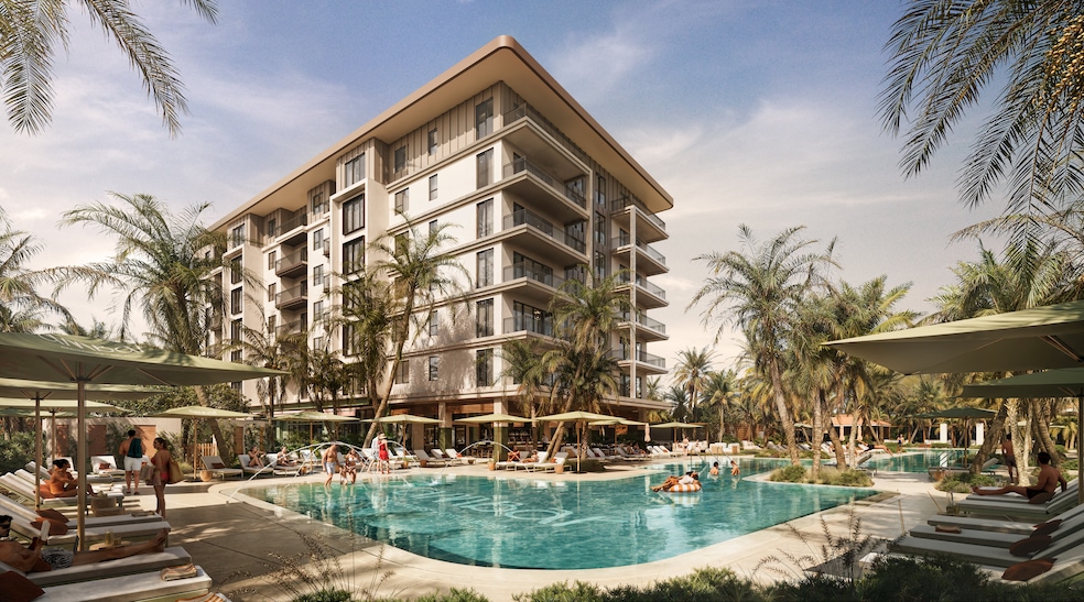 This rendering shows one of three tower concepts for the Ambar Residences near Orlando, Florida. (The Big Key Group)