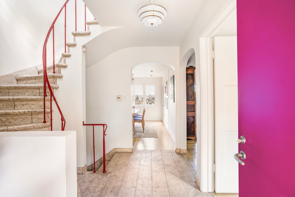 A Los Angeles house with a Hollywood history, and colorful features, is on the market. (Anthony Barcelo)