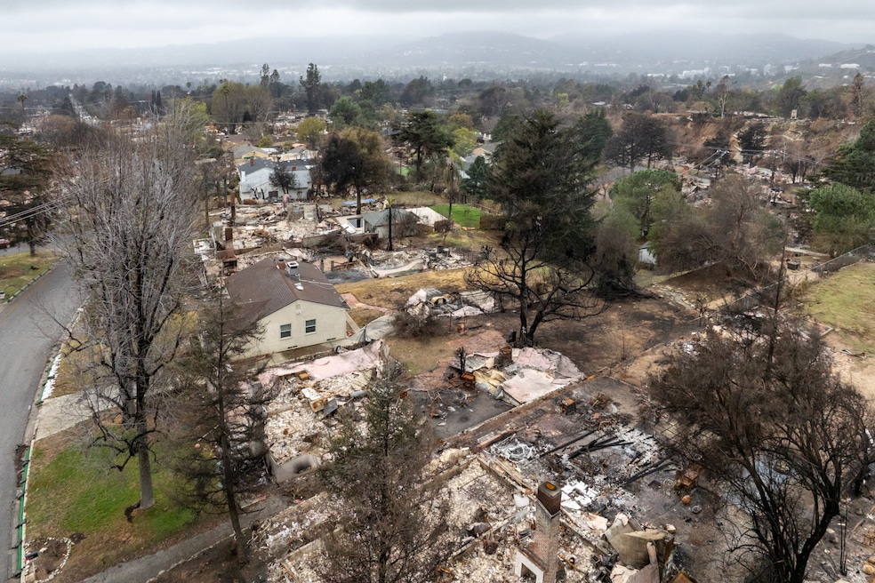 After a slew of tragedies, including a wildfire in Altadena, California, a bill was introduced to promote disaster-resistant housing.  (Kalina Mondzholovska/CoStar)