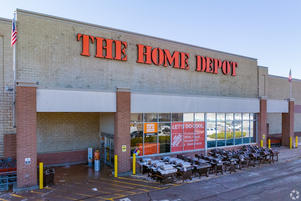 Home Depot plans to raise its prices on imported goods due to tariffs. Above: A photo of a Home Depot store in Kansas City, MO. (Brooke Wasson/CoStar)