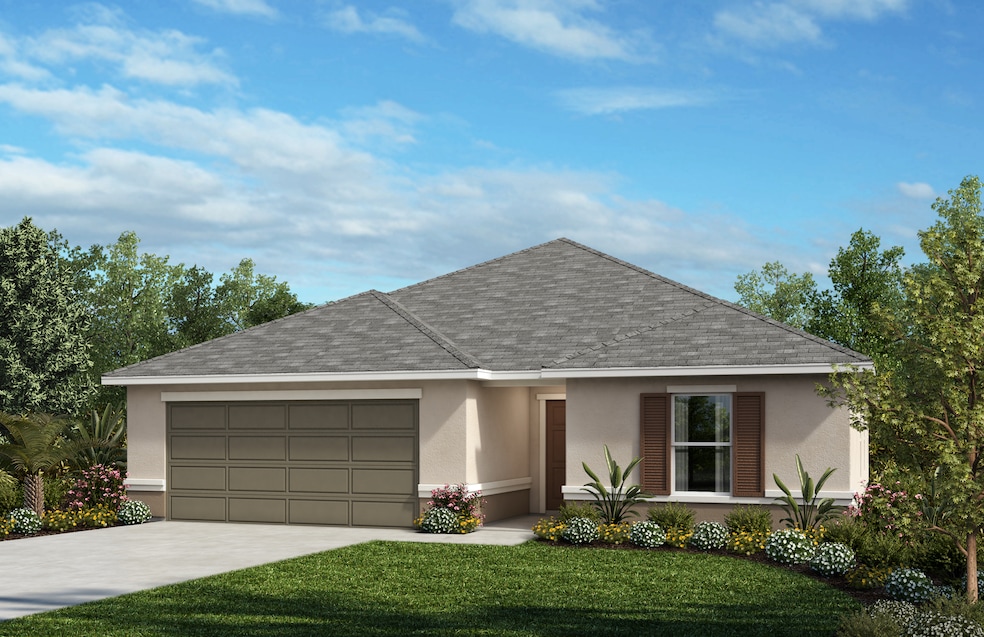 Chapel Manor from KB Home in Zephyrhills, Florida, offers homes in seven floorplans. (KB Home/rendering)