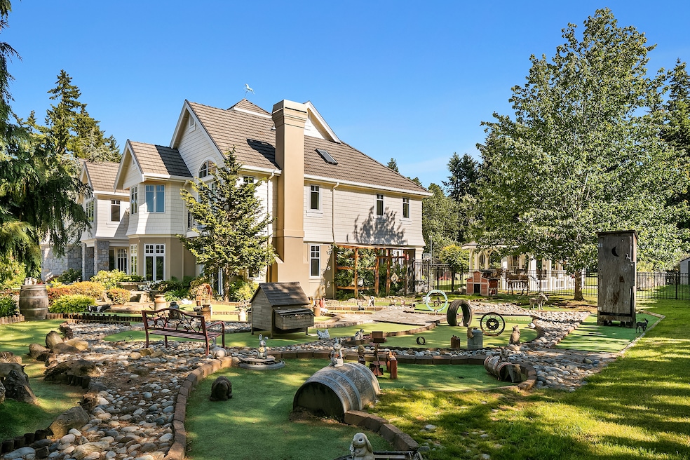 The putt-putt course at this Sammamish, Washington, home has nine holes and an animal theme. (Bobby Erdt/Clarity NW)