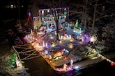 Deck the halls? Deck the whole neighborhood. Richmond area locale outshines with holiday lights display.