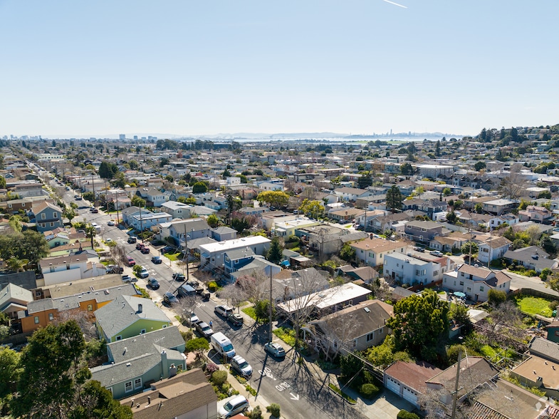 An aerial view of the East Bay neighborhood in Albany, California. (Jean Paul Toshiro/CoStar)