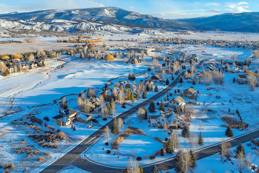 Homes line a street in Gypsum, Colorado, where the population has jumped 1,814% since 1970, data from the Department of Local Affairs shows. (Paul Winner/CoStar)