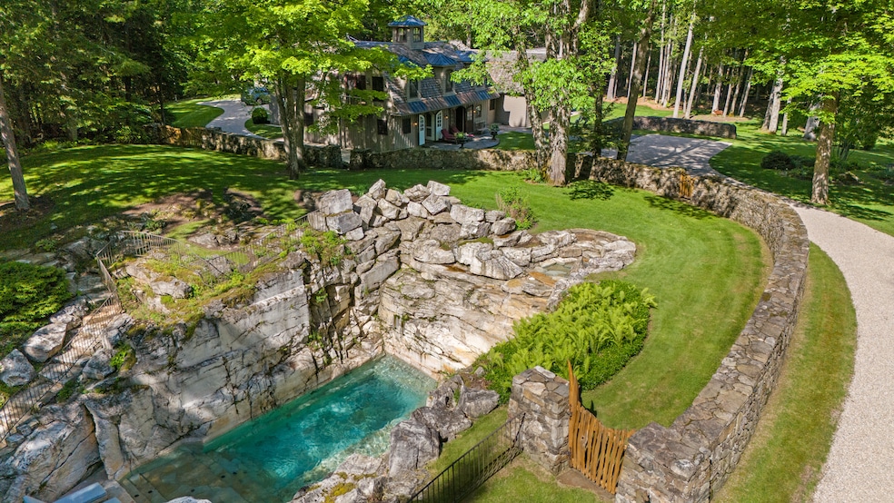 A downside to a pool in a quarry is that there's no easy way to cover it for the winter. (Rhonda Cyr)