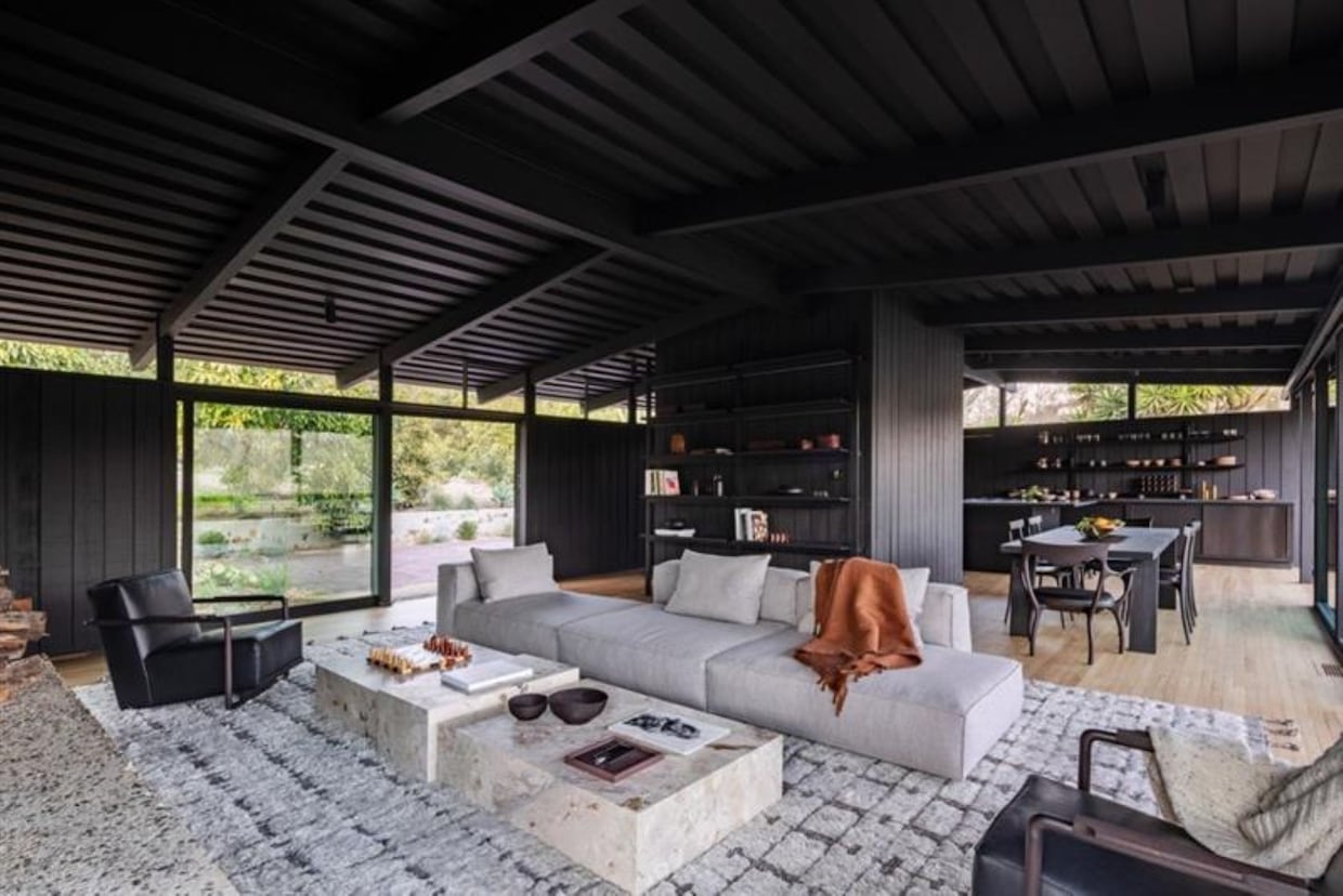 The Malibu house has been restored, according to the listing agents. (Mike Kelley)