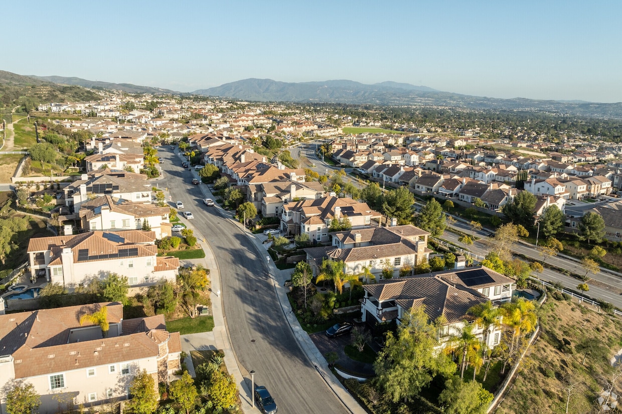 The city of Yorba Linda, California, has several master-planned communities, as seen above. (Ling Ge/CoStar)