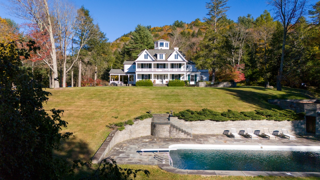 The owners of 390 Erpf Road in Arkville have moved to Hawaii and the Hamptons and are ready to sell their grandfather's estate. (Nils Schlebusch)