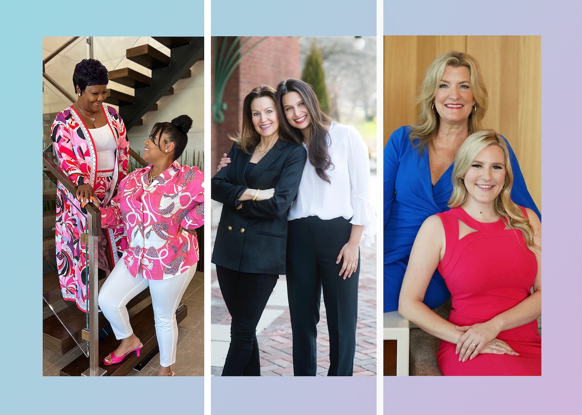 Left to right: Shannette Quilter and Diamond Rivas; Joanne and Rachel Nemerovski; and Jennifer Puryear and Alex Stevens. (Diamond Rivas; Rachel Nemerovski; Alex Stevens)