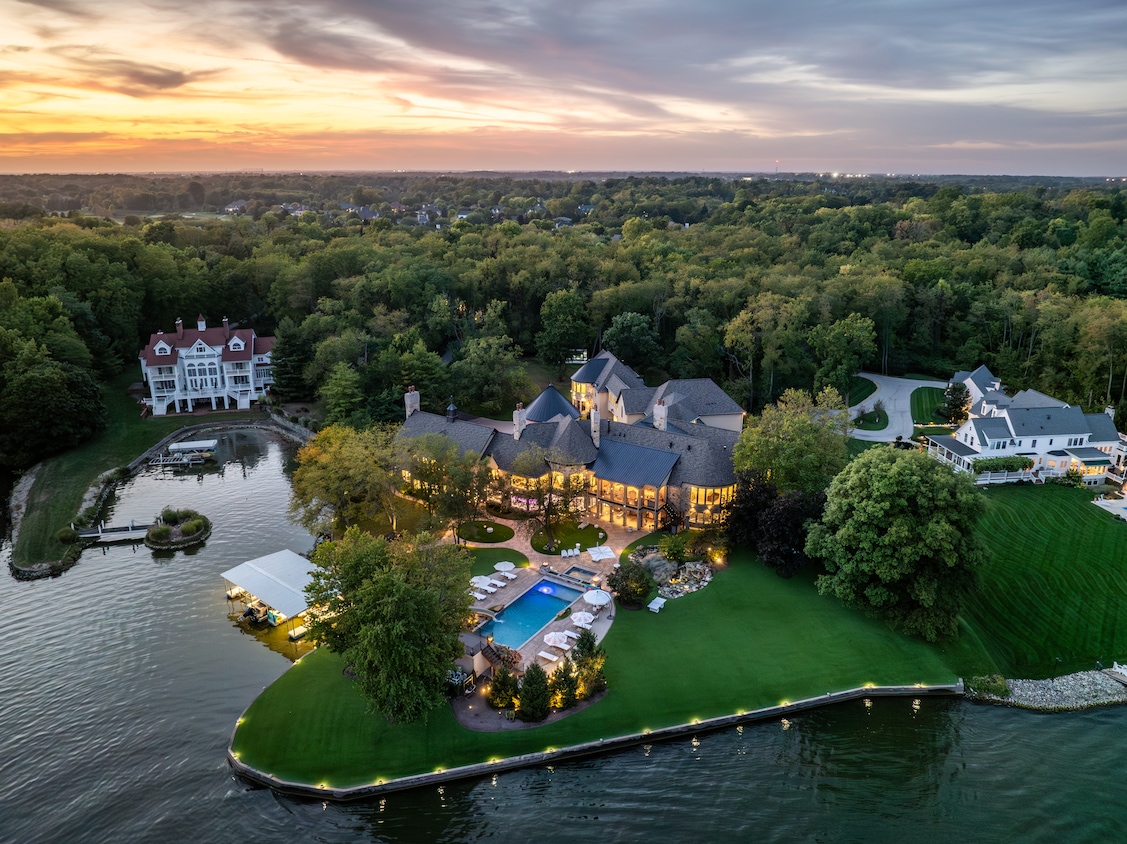 Michael Andretti and his wife purchased the home in 2016, then undertook a three-year reconstruction process to transform the property. (The Addison Group)