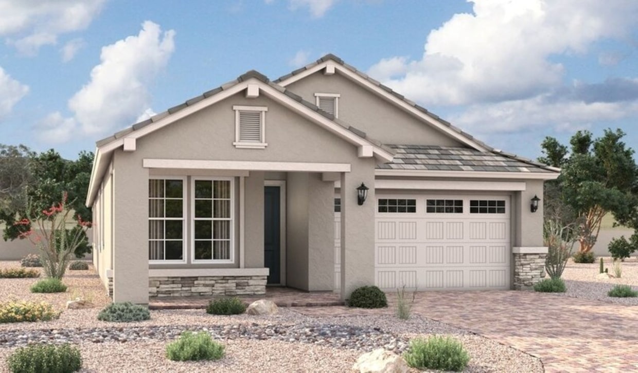 Richmond American held a grand opening for the 178-home Seasons at Baker Farms in Phoenix. Pictured is a home of Richmond American's Sapphire floorplan in the community. (Richmond American Homes)