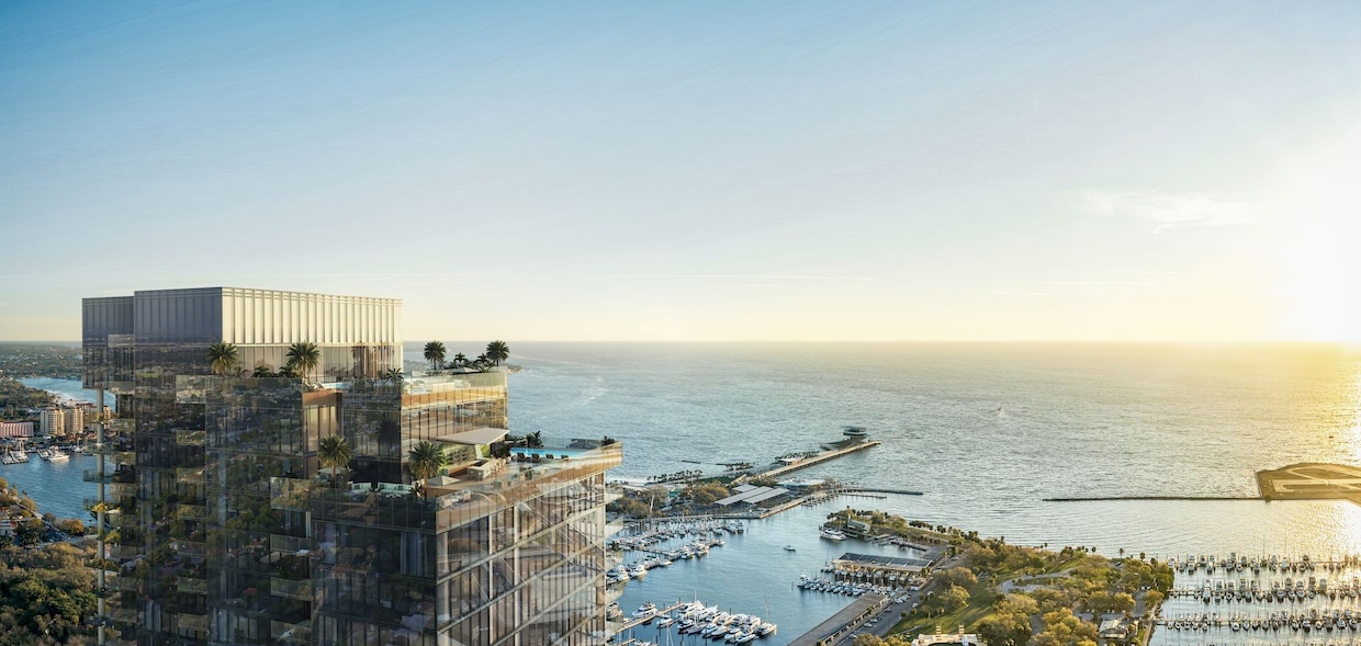 Shown here in a rendering, the Waldorf Astoria Residences St. Petersburg is slated to be the tallest building in the Florida city. (ARX Creative)